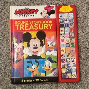 Disney Mickey & Friends Sound Storybook Treasury - Red and Yellow
